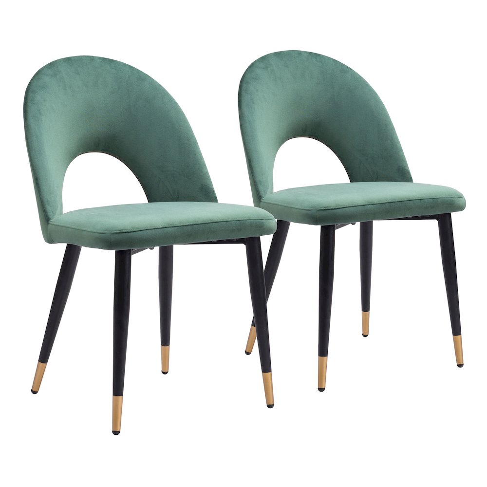 Menlo Dining Chair (Set of 2) Green. Picture 6
