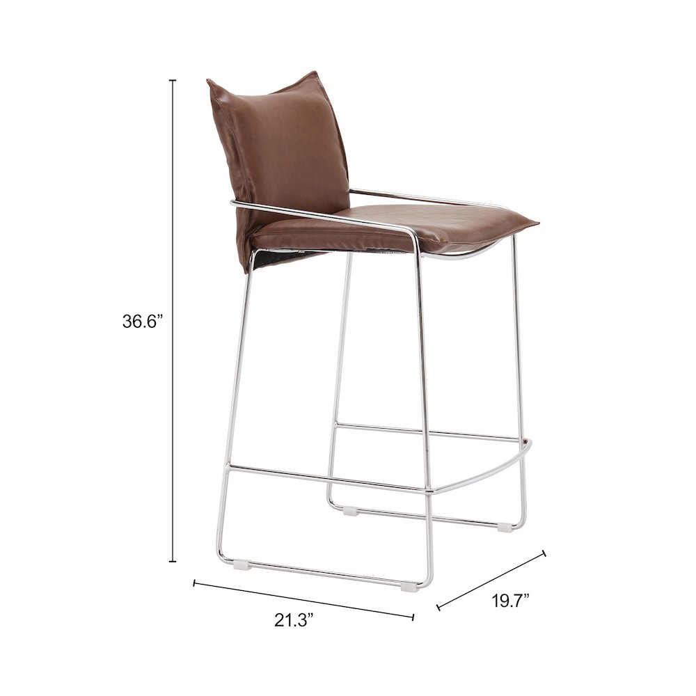 Pola Counter Stool Brown. Picture 7