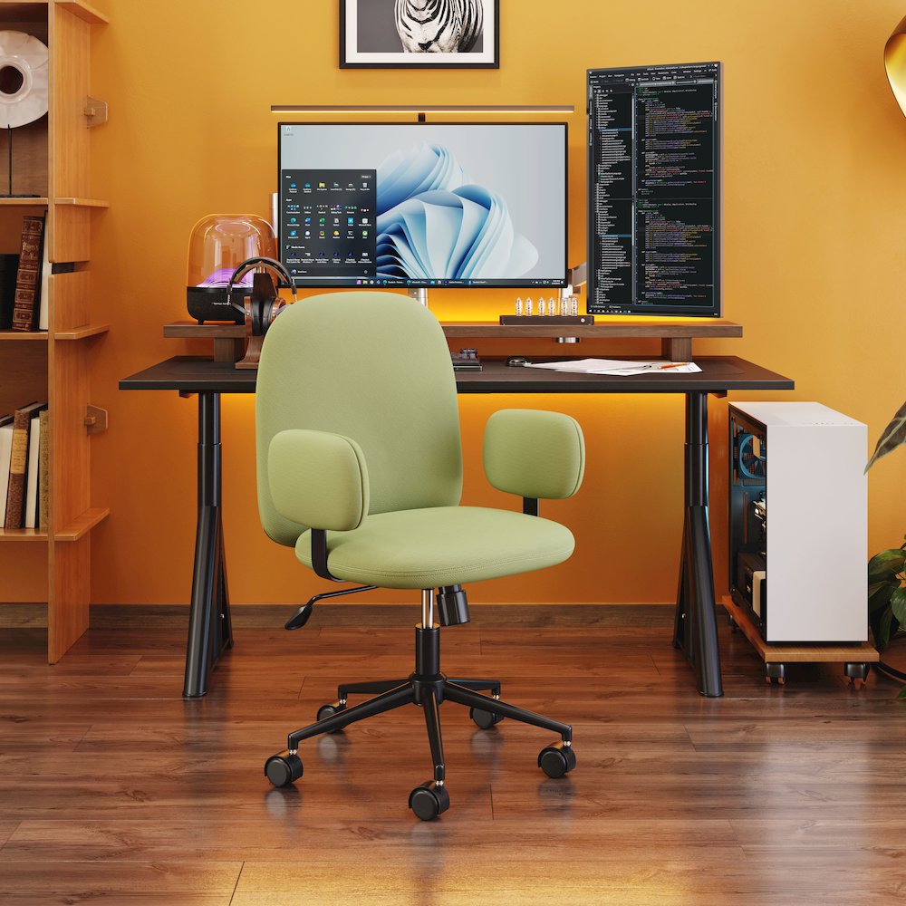 Lionel Office Chair Olive Green. Picture 8