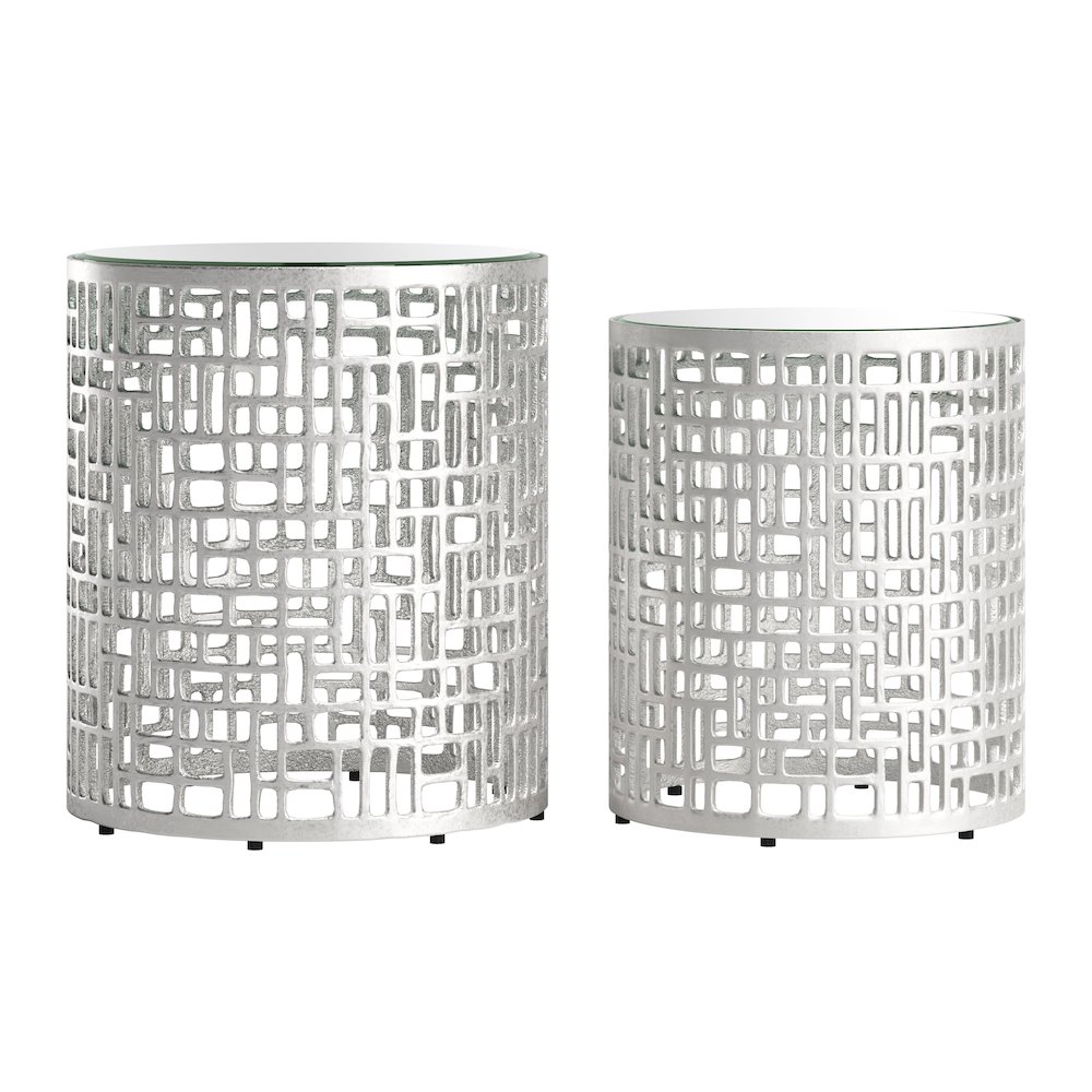 Reden Side Table Set (2-Piece) Silver. Picture 3