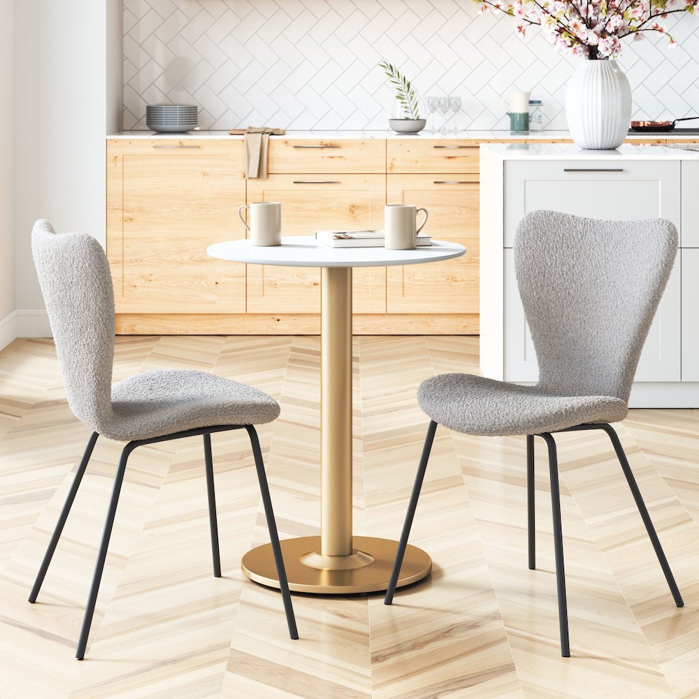 Alto Bistro Table White & Gold. Picture 8