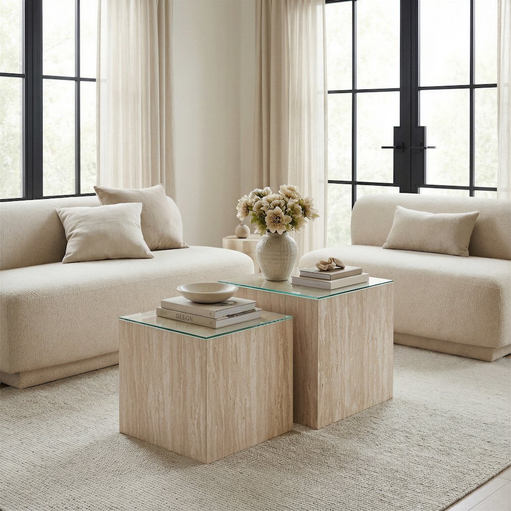Anese Loveseat Multigrain Beige. Picture 3