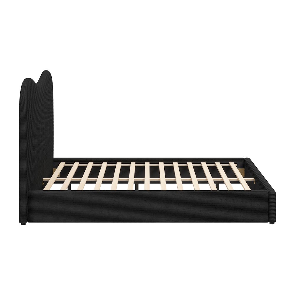 Sele Queen Bed Black. Picture 4
