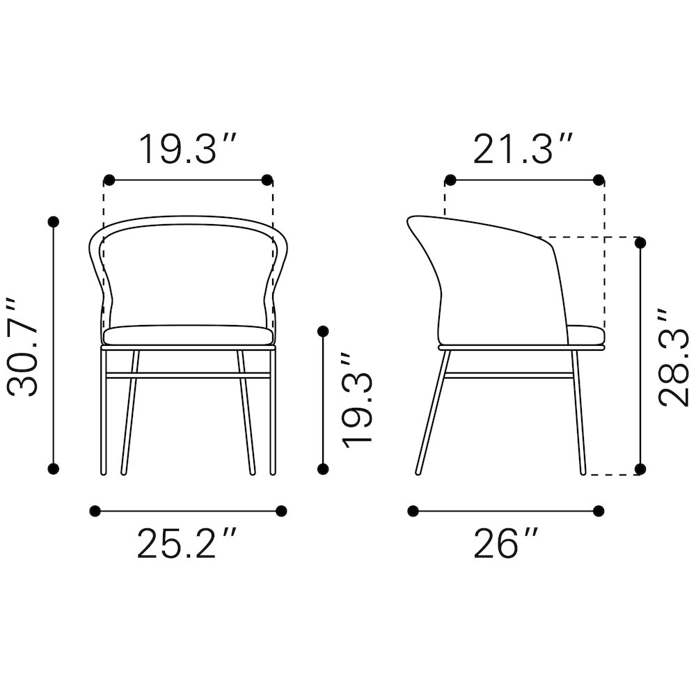 Freycinet Dining Chair (Set of 2) Natural. Picture 11