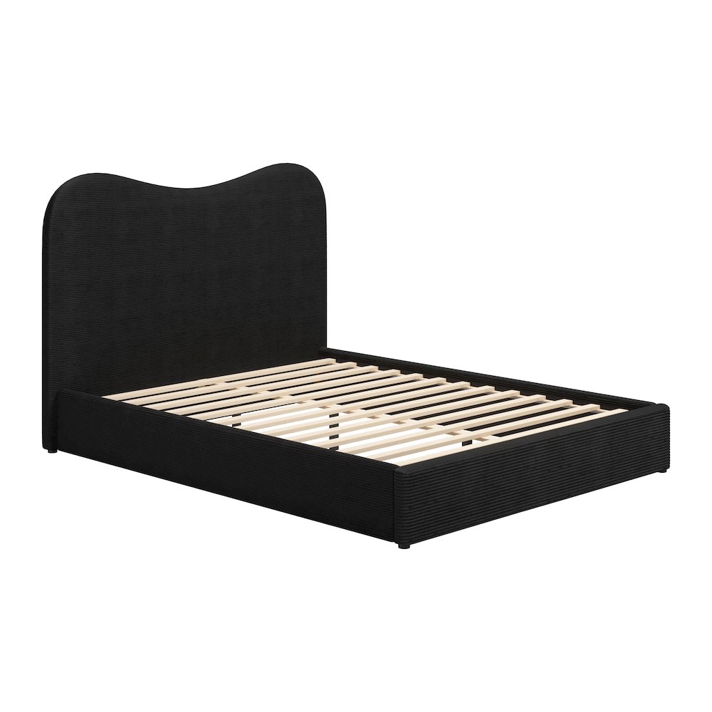 Sele Queen Bed Black. Picture 1