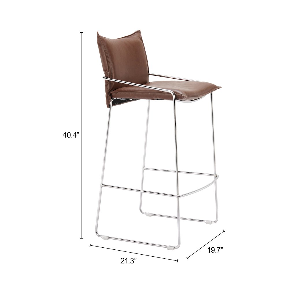 Pola Barstool Brown. Picture 7
