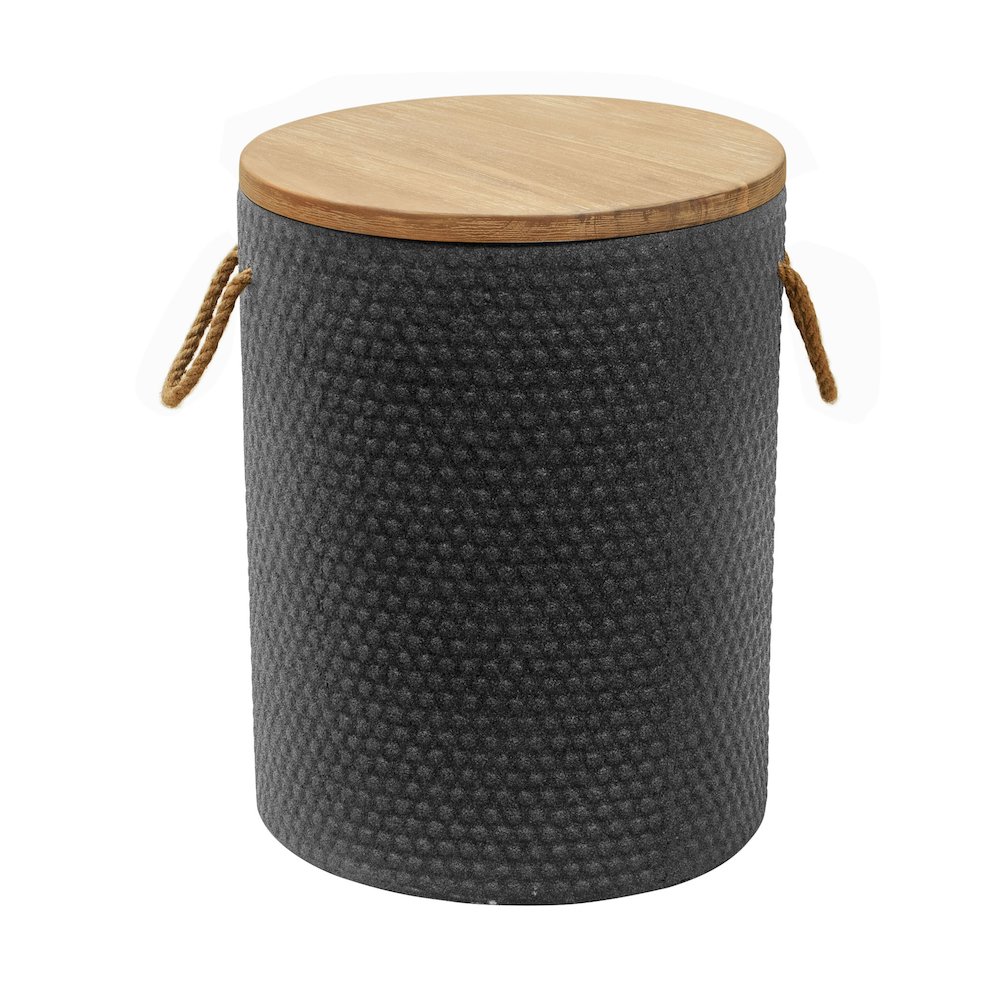 Beban Side Table Natural & Black. Picture 2