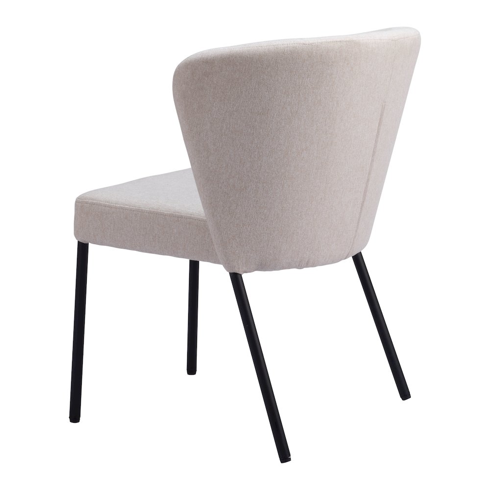 Aimee Dining Chair (Set of 2) Beige. Picture 10