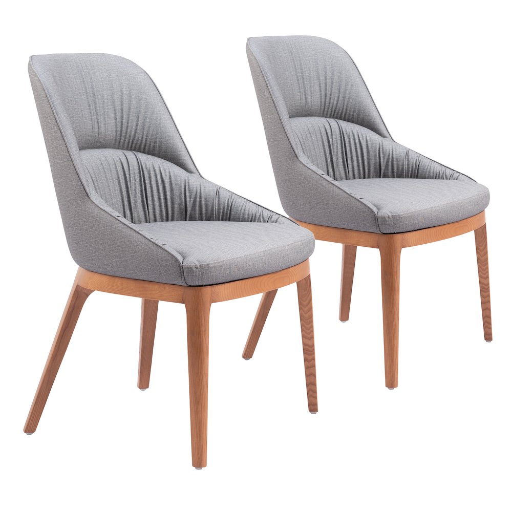 Ayr Dining Chair (Set of 2) Slate Gray. Picture 6