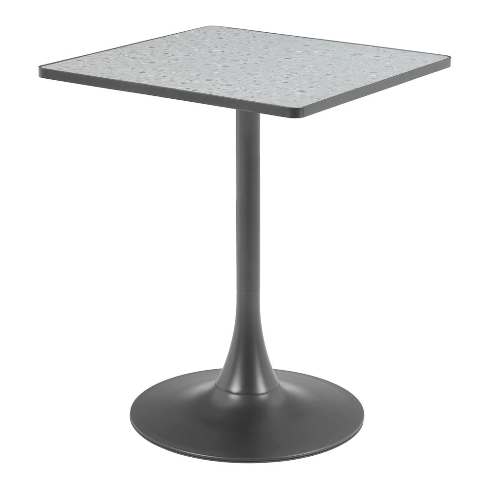 Spot Bistro Table Gray & Black. Picture 4