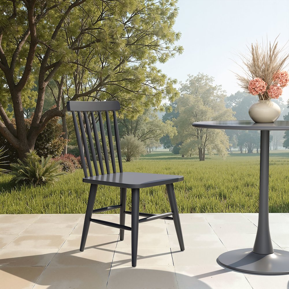 Zeilen Dining Chair (Set of 2) Black. Picture 9