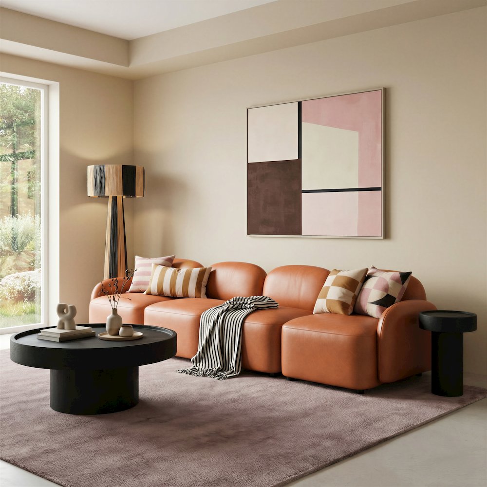 Cleo Modular Sofa Brown. Picture 3
