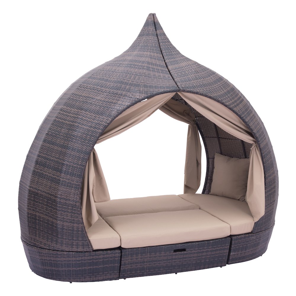 Majorca Daybed Brown & Beige. Picture 10