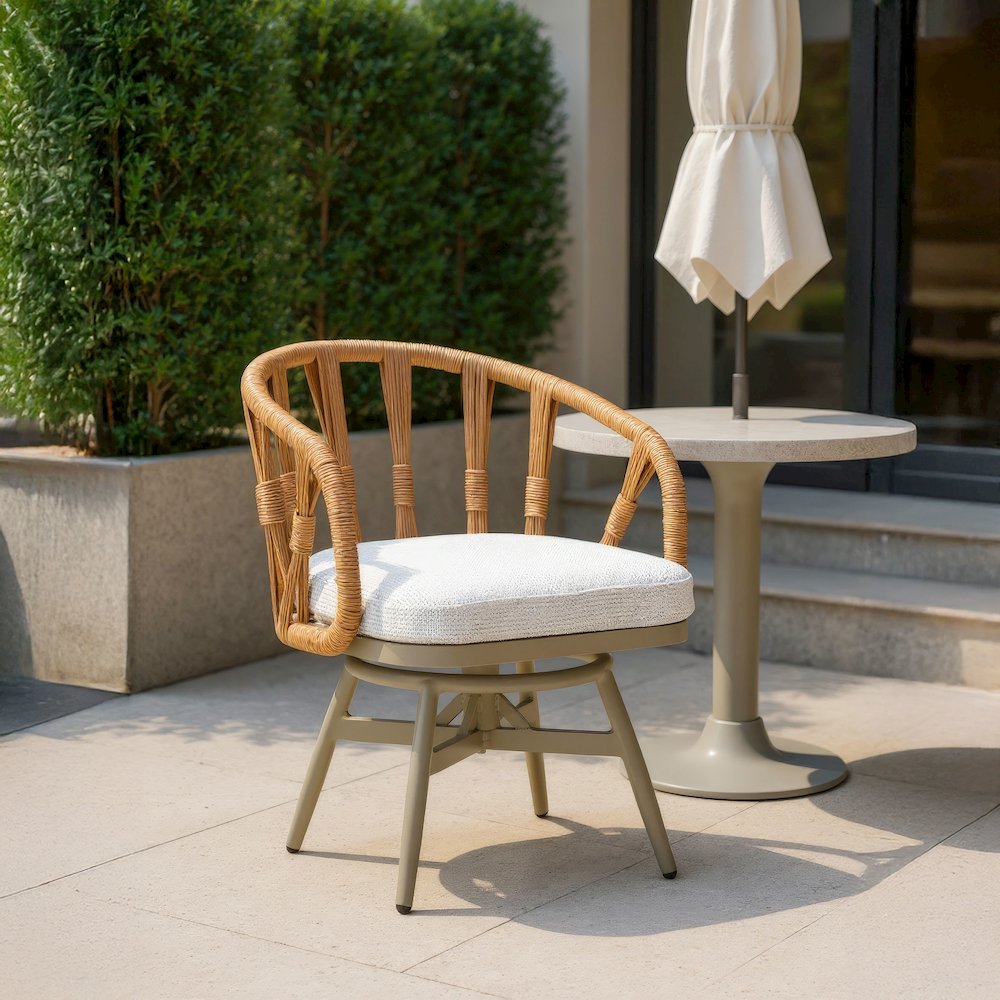 Safal Swivel Dining Chair Multicolor. Picture 10