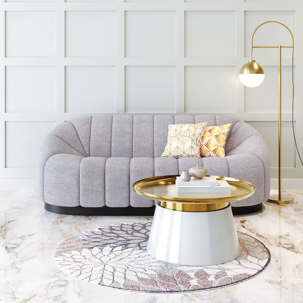 Bhutan Sofa Light Gray. Picture 9