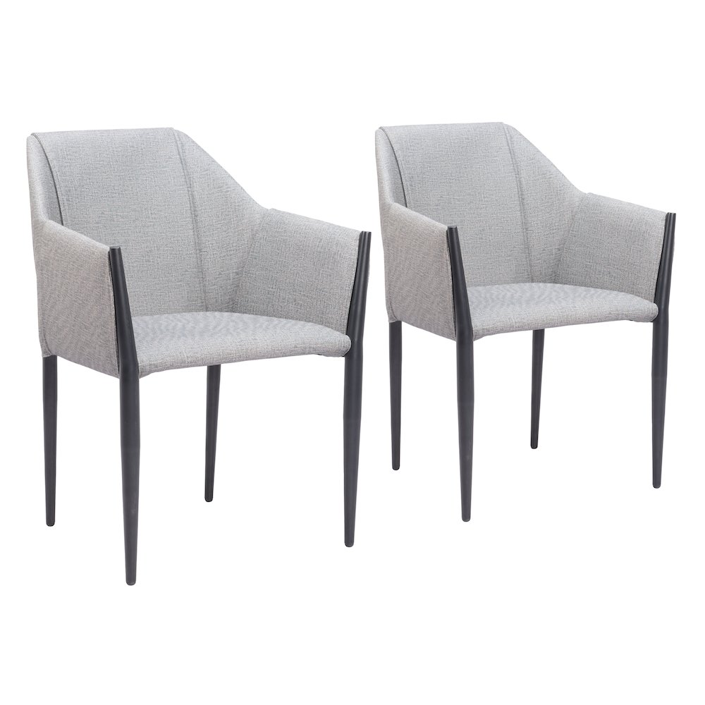 Andover Dining Chair (Set of 2) Slate Gray. Picture 6