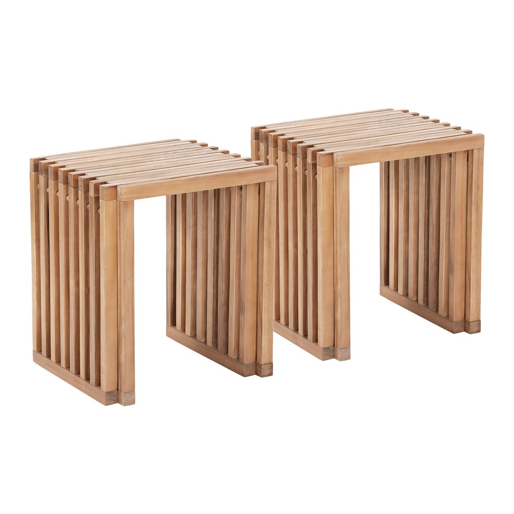 Riviera Extendable Stool (Set of 2) Natural. Picture 6