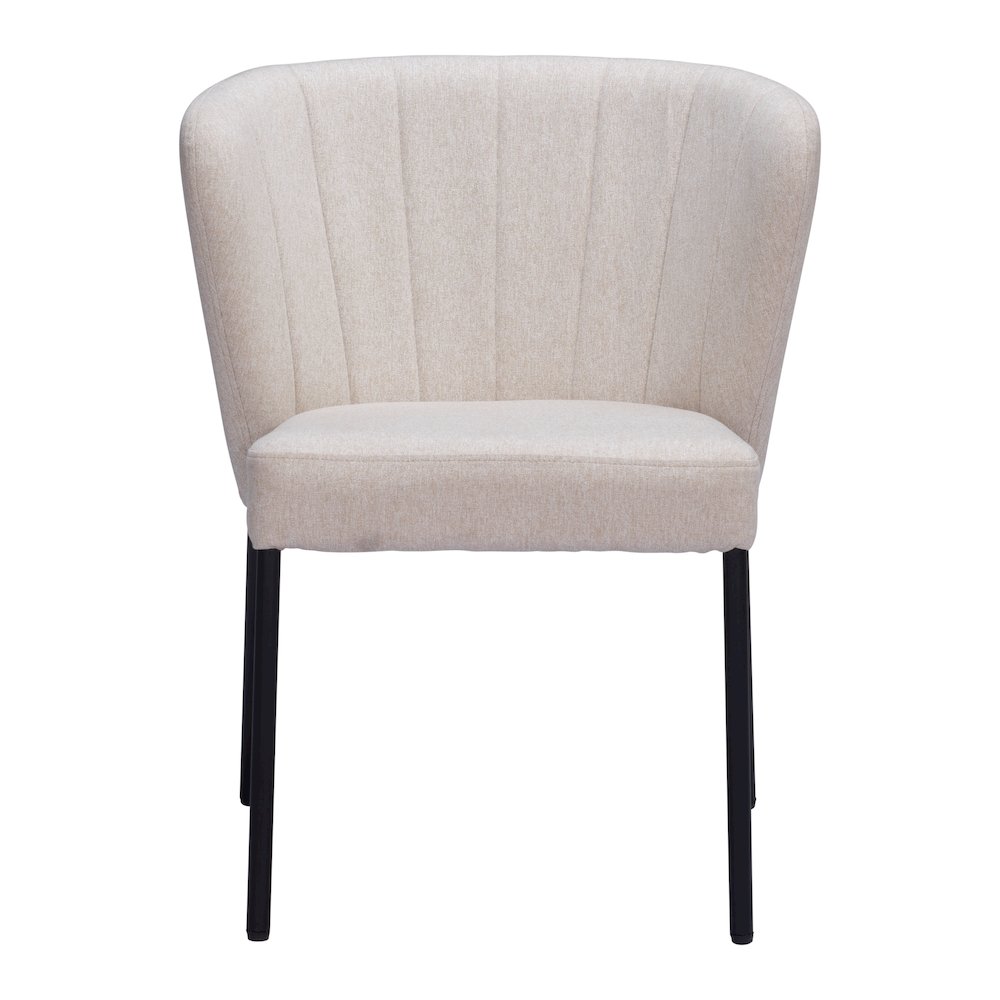 Aimee Dining Chair (Set of 2) Beige. Picture 3