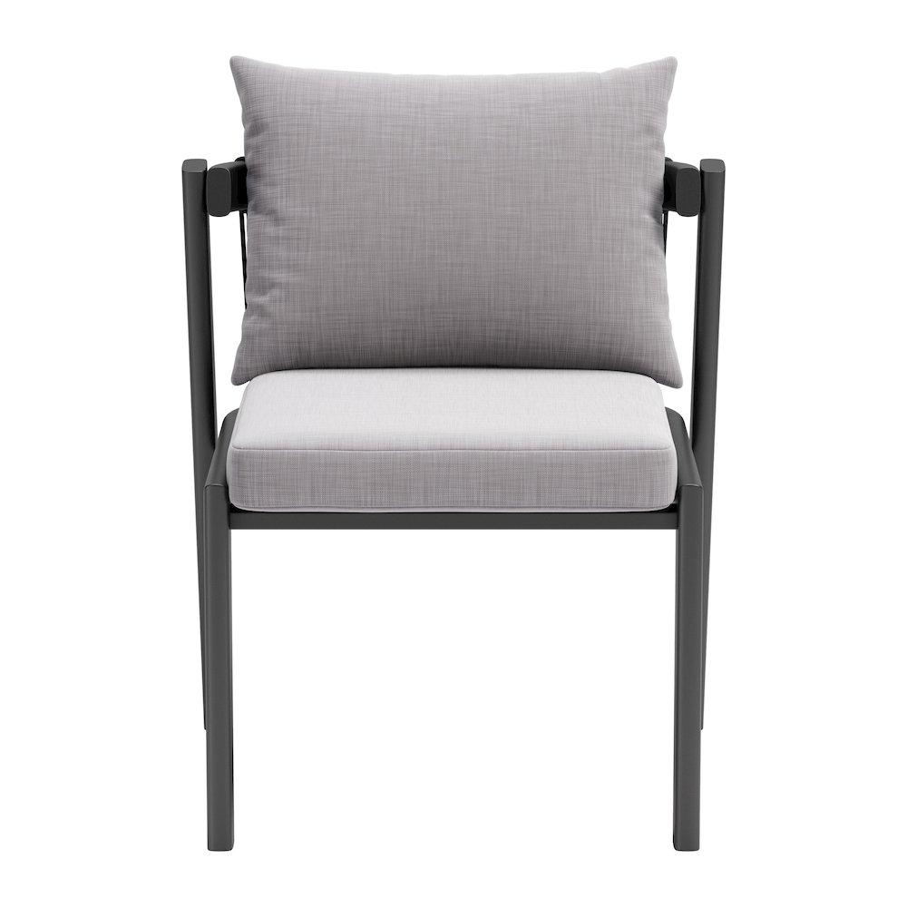 Horizon Dining Chair (Set of 2) Gray. Picture 3