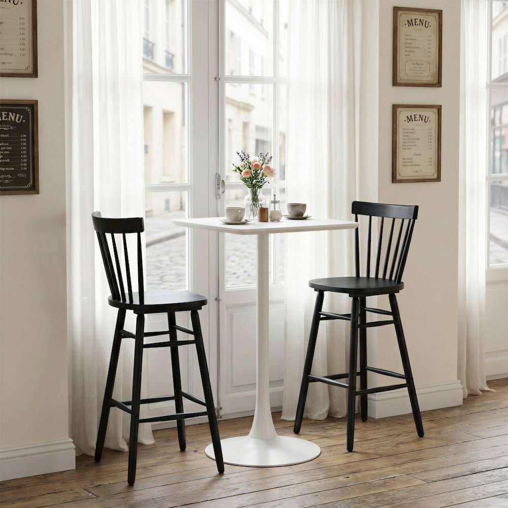 Tyce Barstool (Set of 2) Black. Picture 8