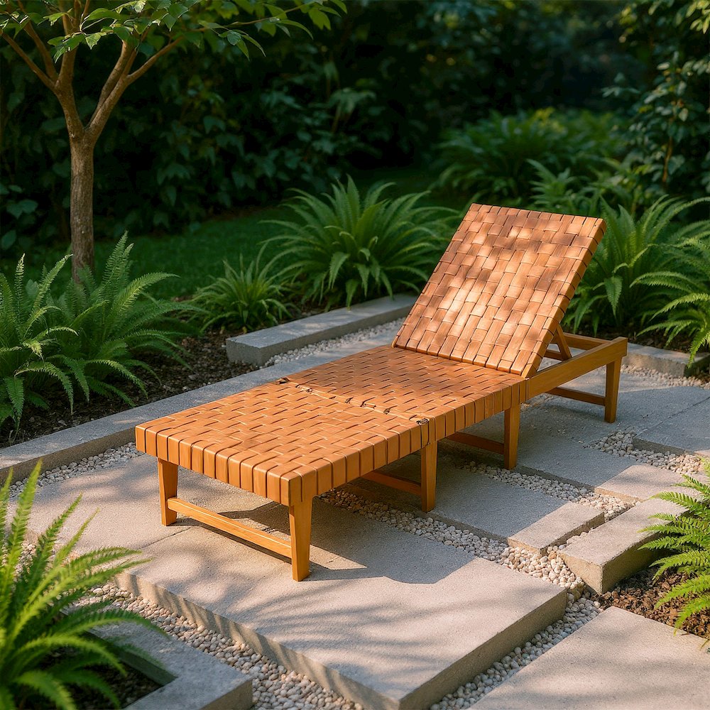 Breath Chaise Lounge Brown. Picture 10