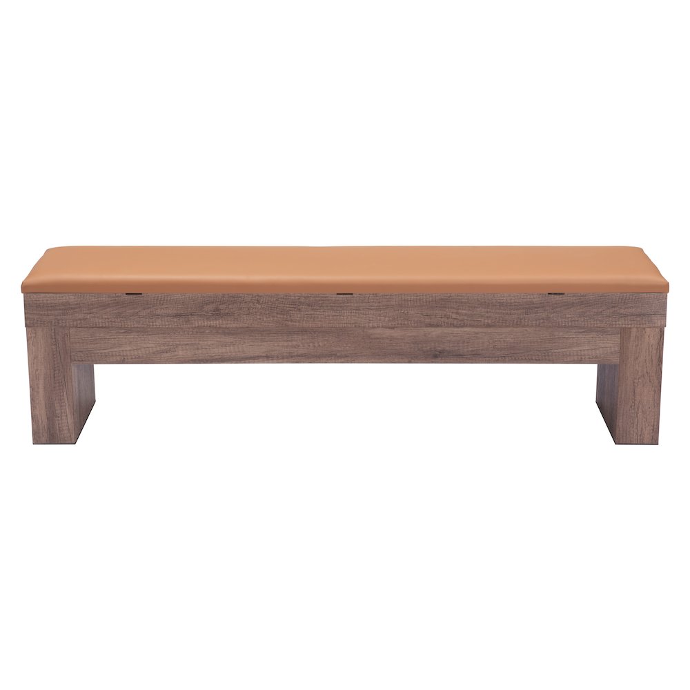 Bonker Storage Bench (Set of 2) Brown. Picture 4