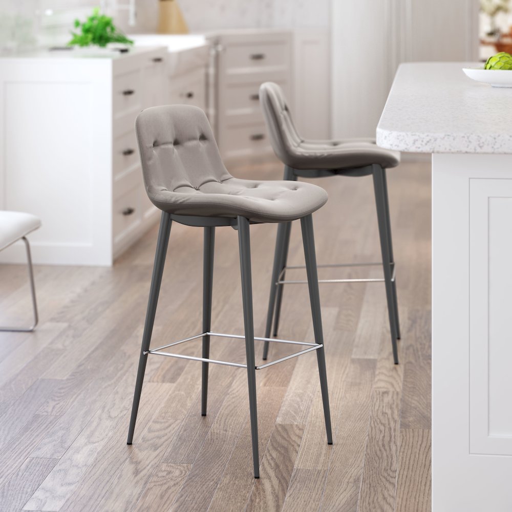 Tangiers Barstool (Set of 2) Taupe. Picture 5