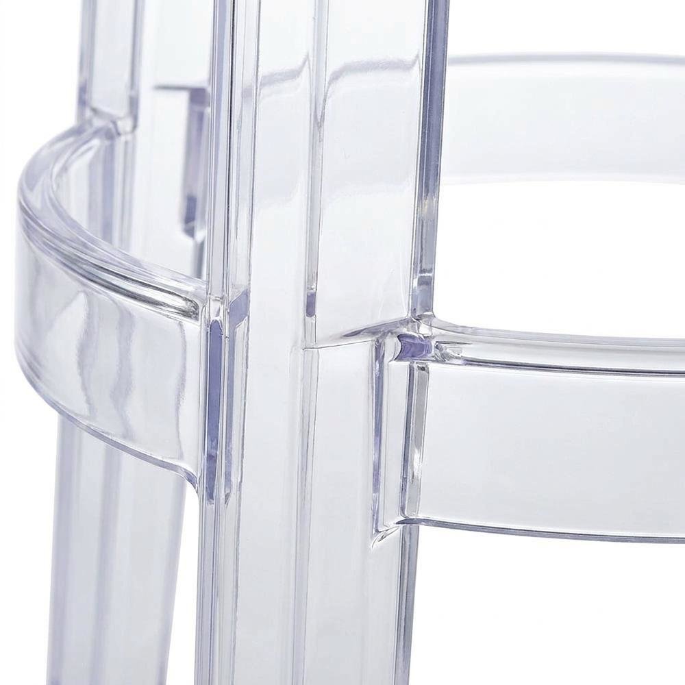 Acrylic Backless Counter Stool, Clear Color. Picture 7
