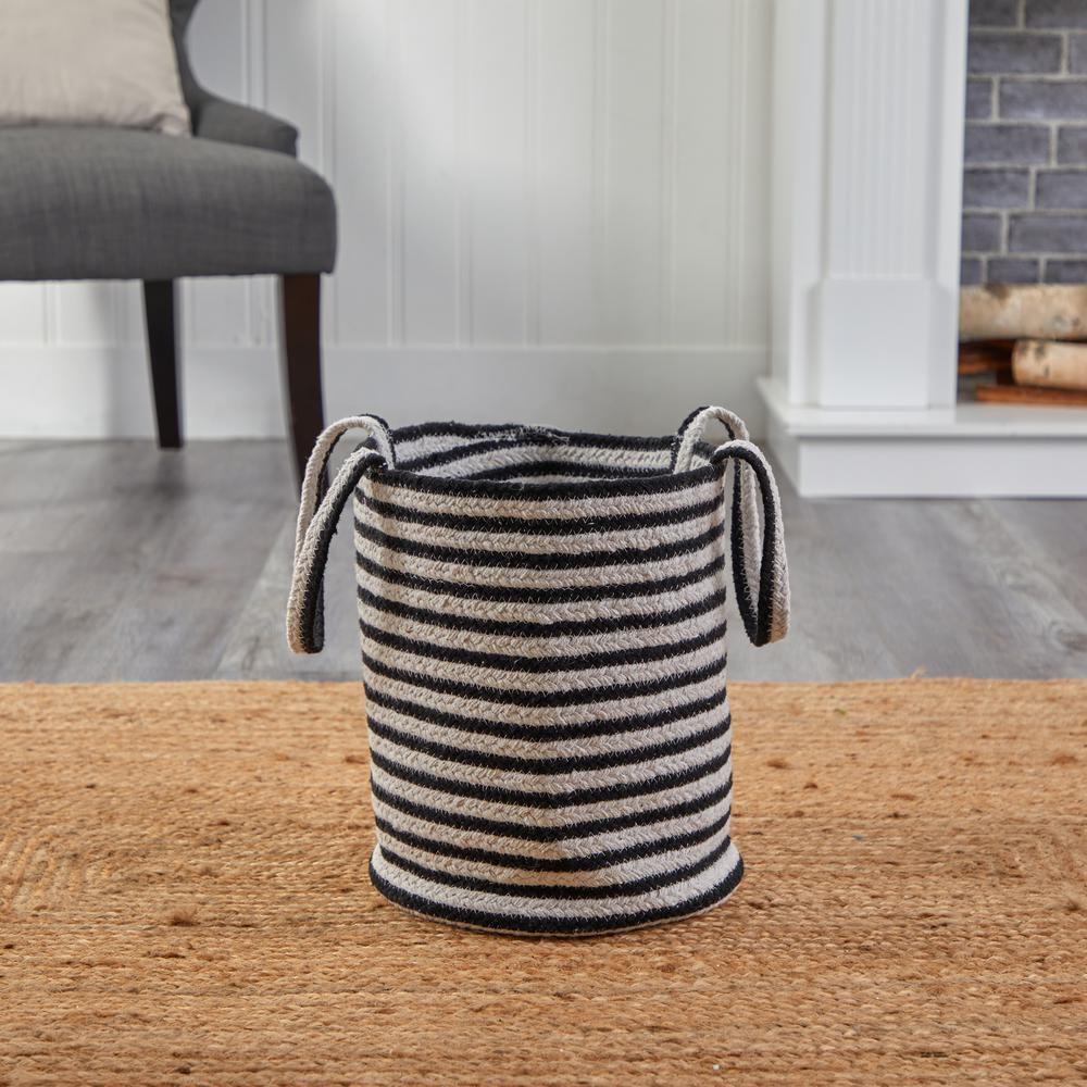 Boho Chic Basket Planter Natural Cotton. Picture 3