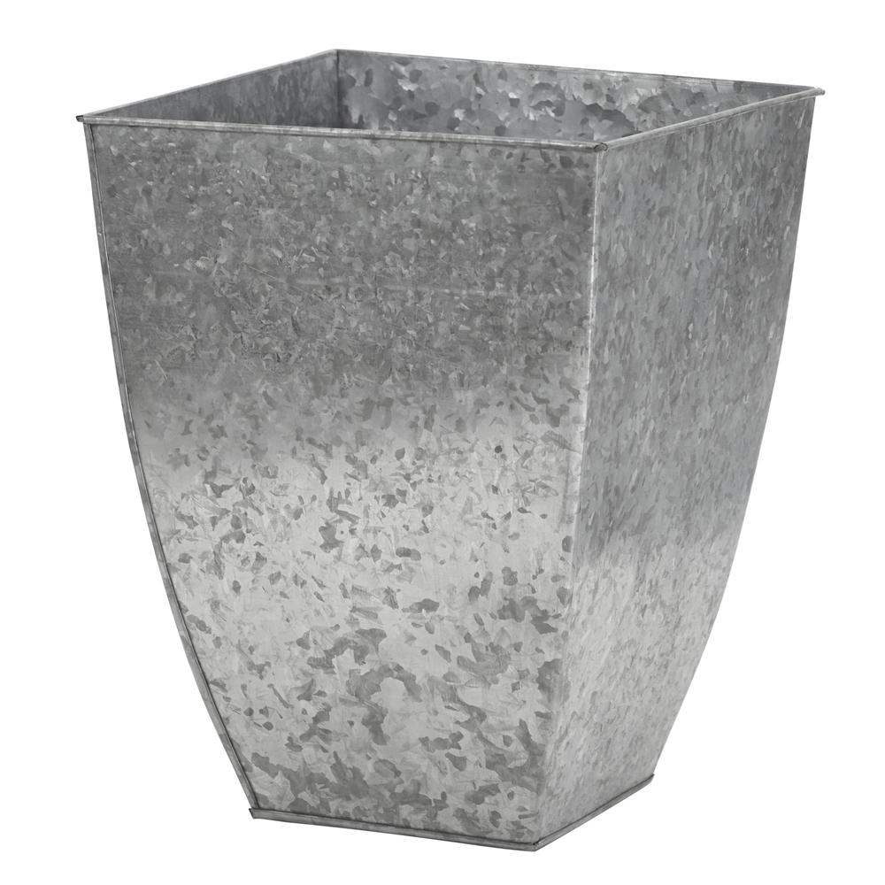 15in. Square Tin Planter. Picture 1