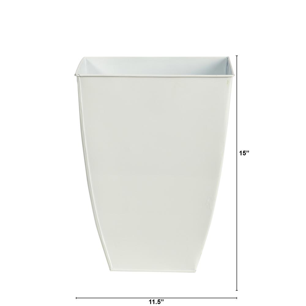 15in. Square Tin Planter. Picture 2