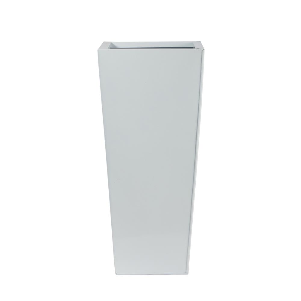 22in. Decorative Metal Tower Planter. Picture 1