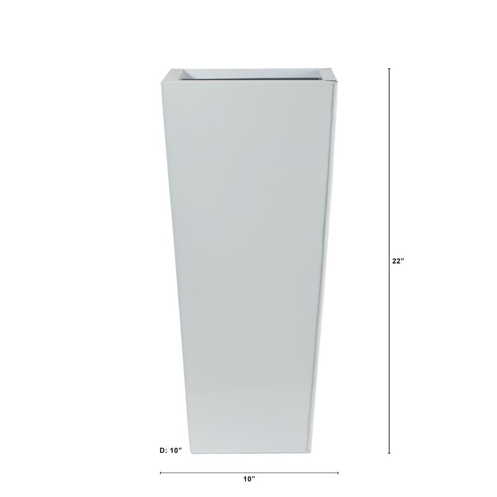 22in. Decorative Metal Tower Planter. Picture 2