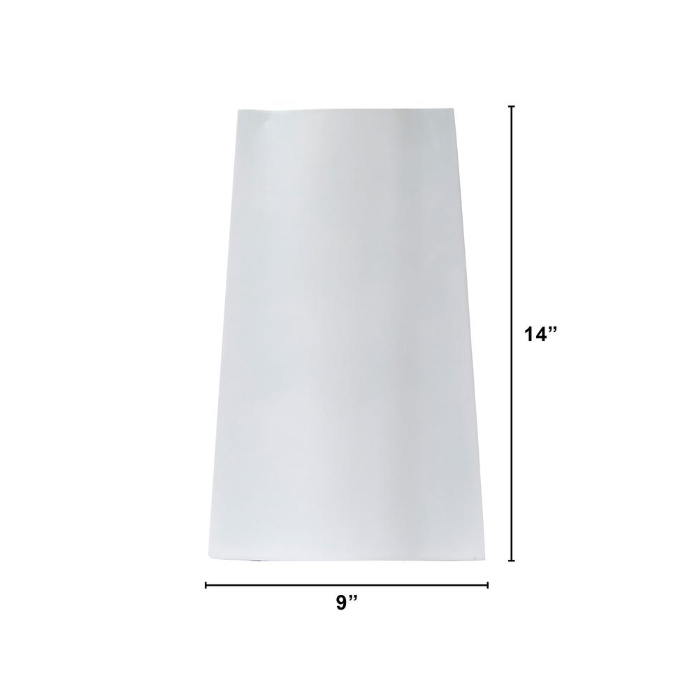 14in. Modern Metal Vase. Picture 2