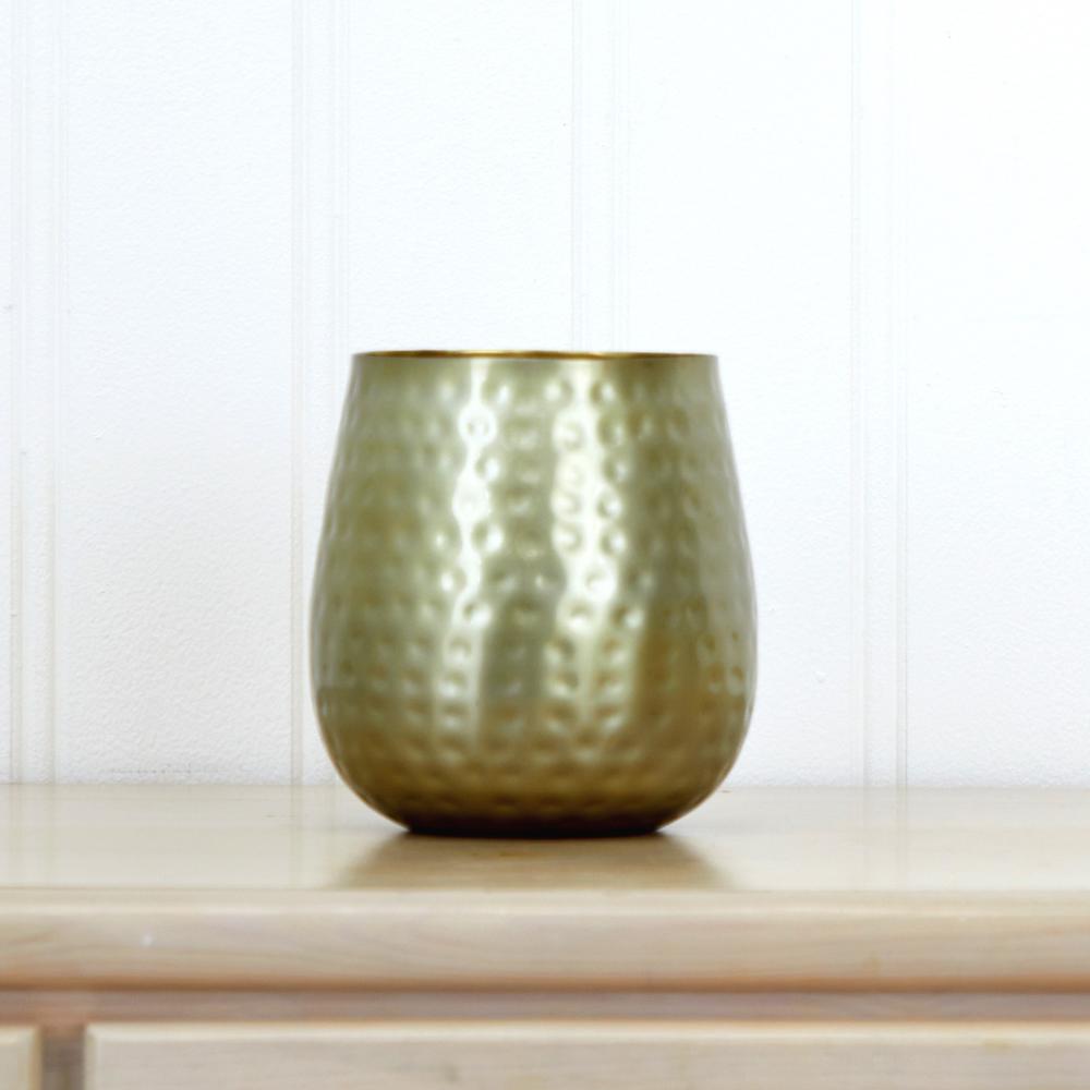 6.5in. Oval Shaped Iron Planter. Picture 3