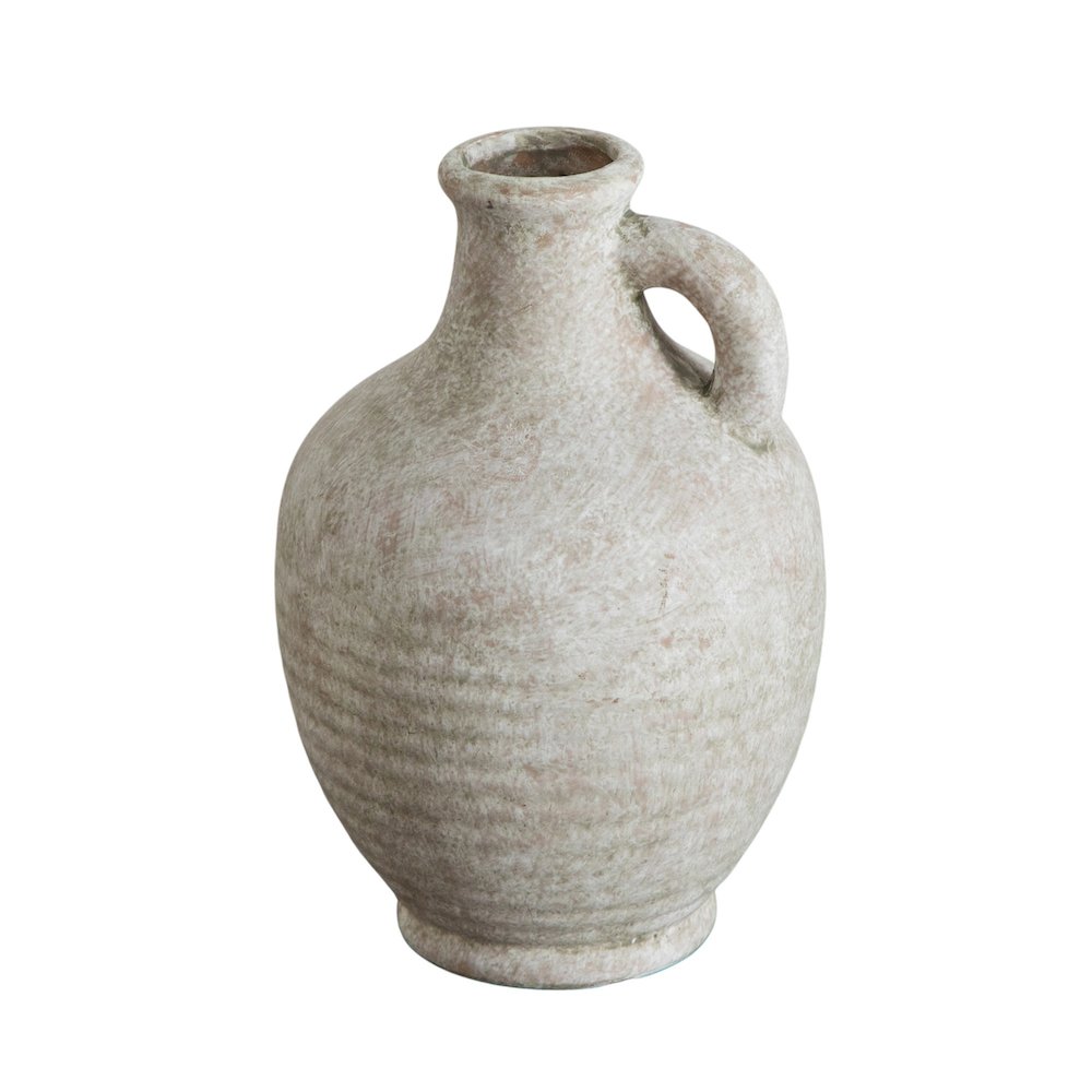 6in. Natural Ceramic Jug. Picture 1