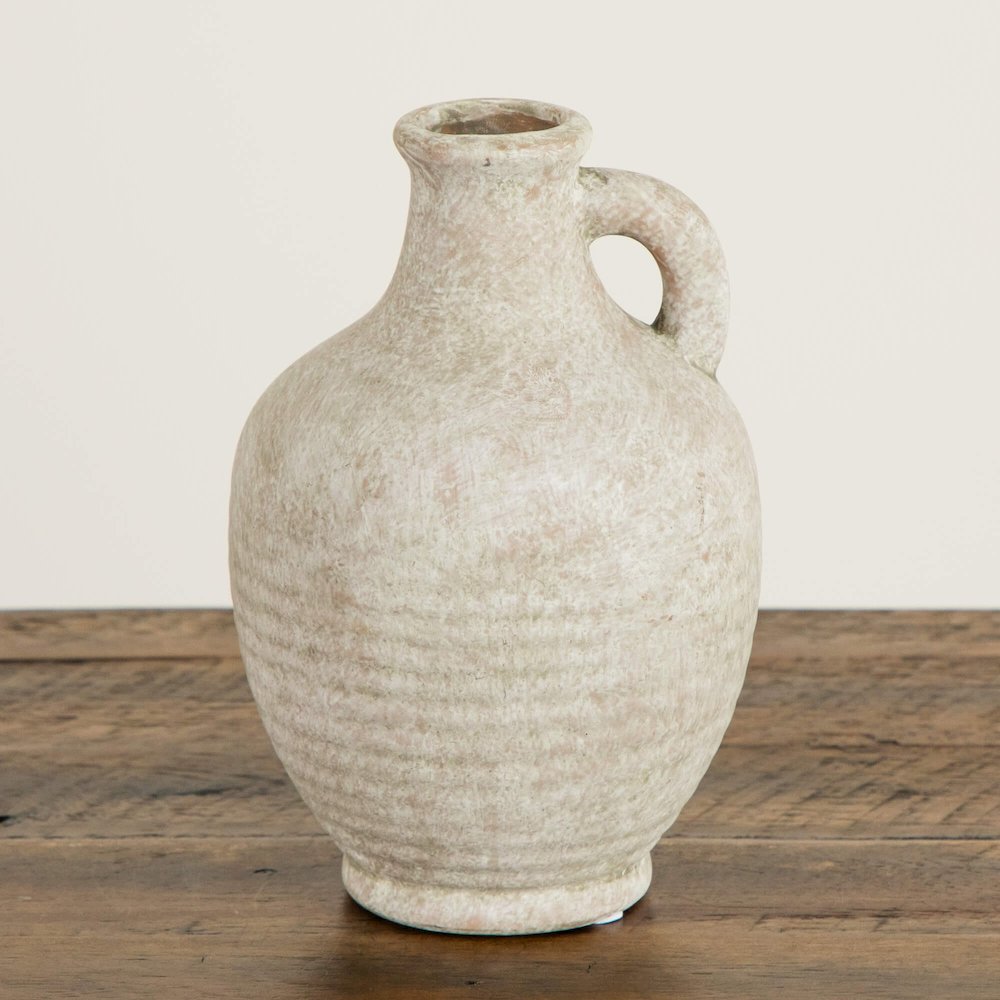 6in. Natural Ceramic Jug. Picture 2