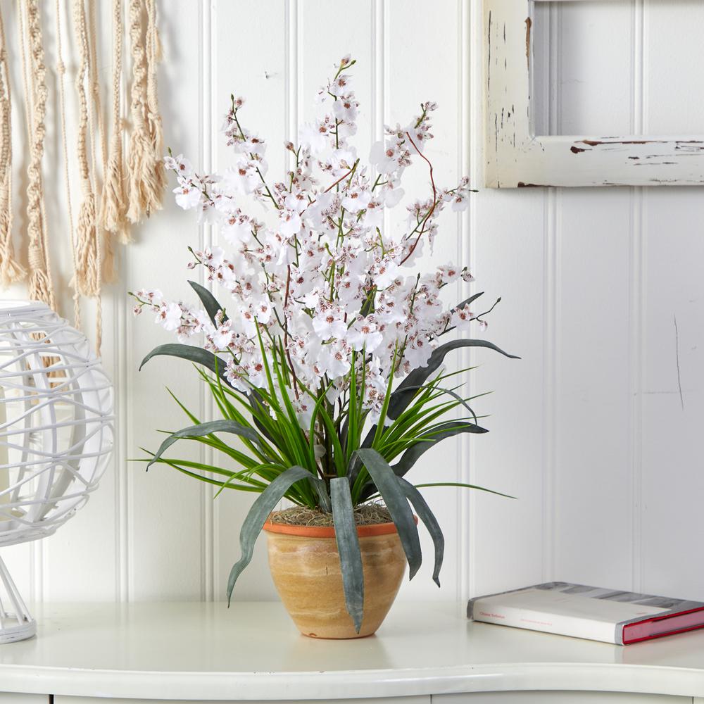 Dancing Lady Silk Orchid Arrangement. Picture 2