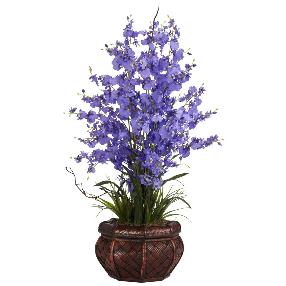Dancing Lady Silk Flower Arrangement. Picture 1