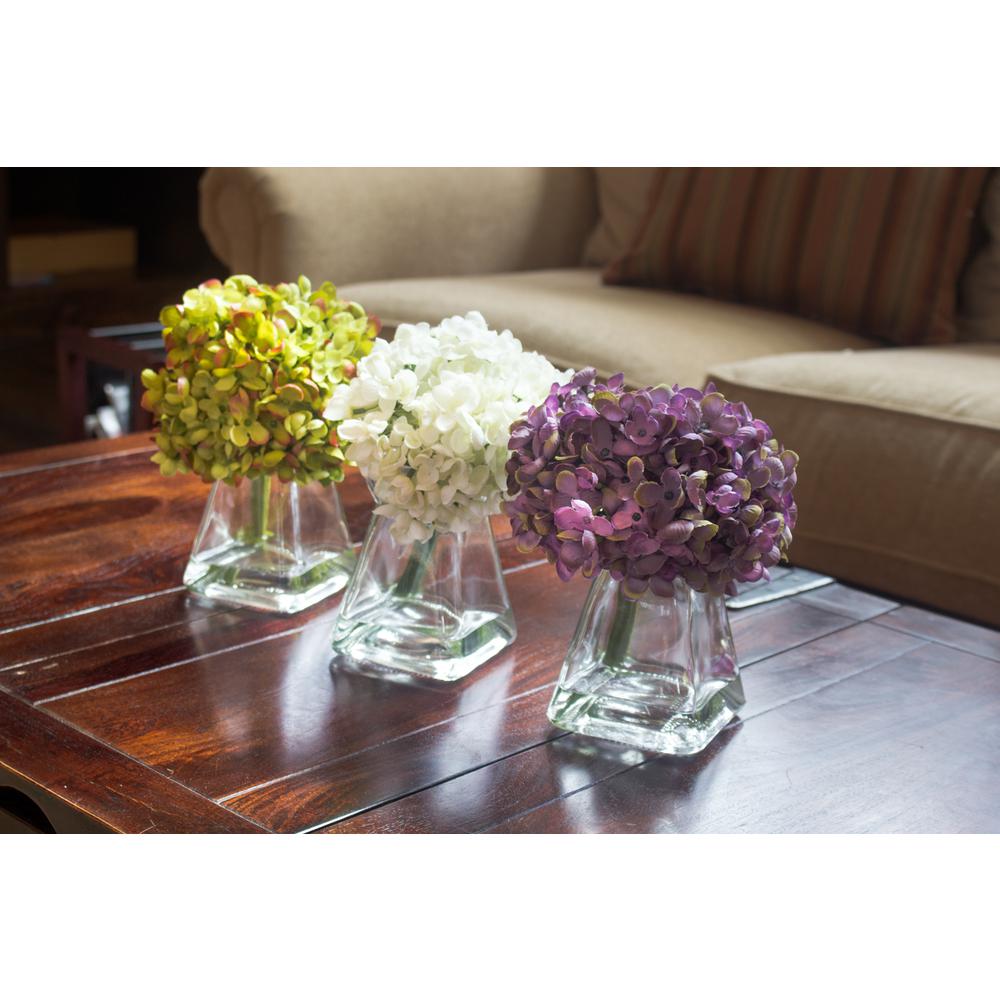 Hydrangea with Vase (Set of 3). Picture 4