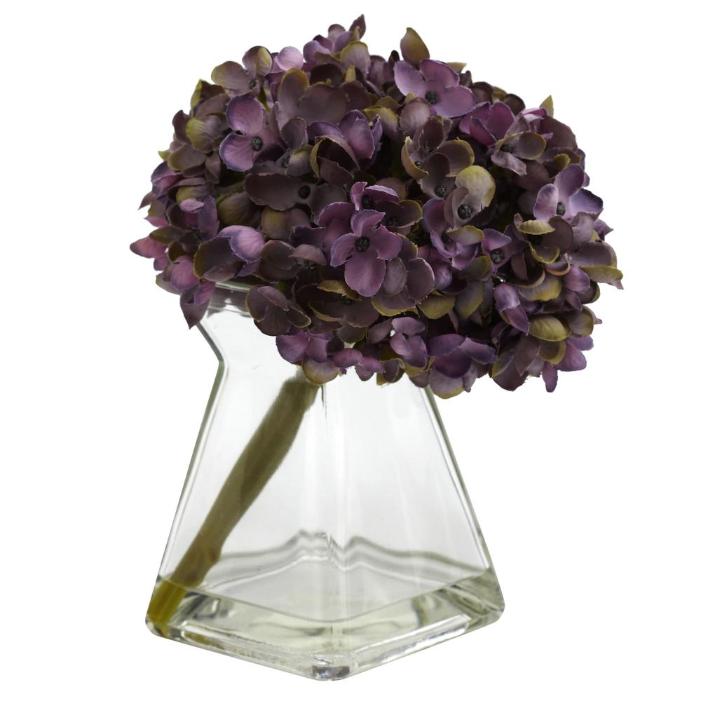 Hydrangea with Vase (Set of 3). Picture 6