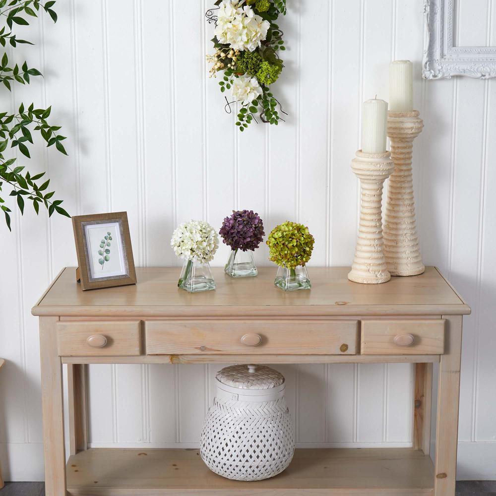 Hydrangea with Vase (Set of 3). Picture 5