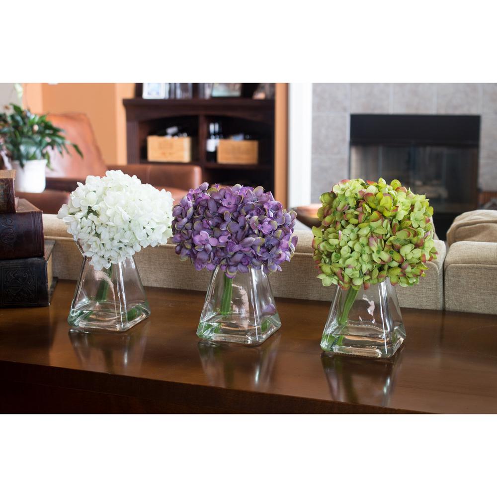 Hydrangea with Vase (Set of 3). Picture 12