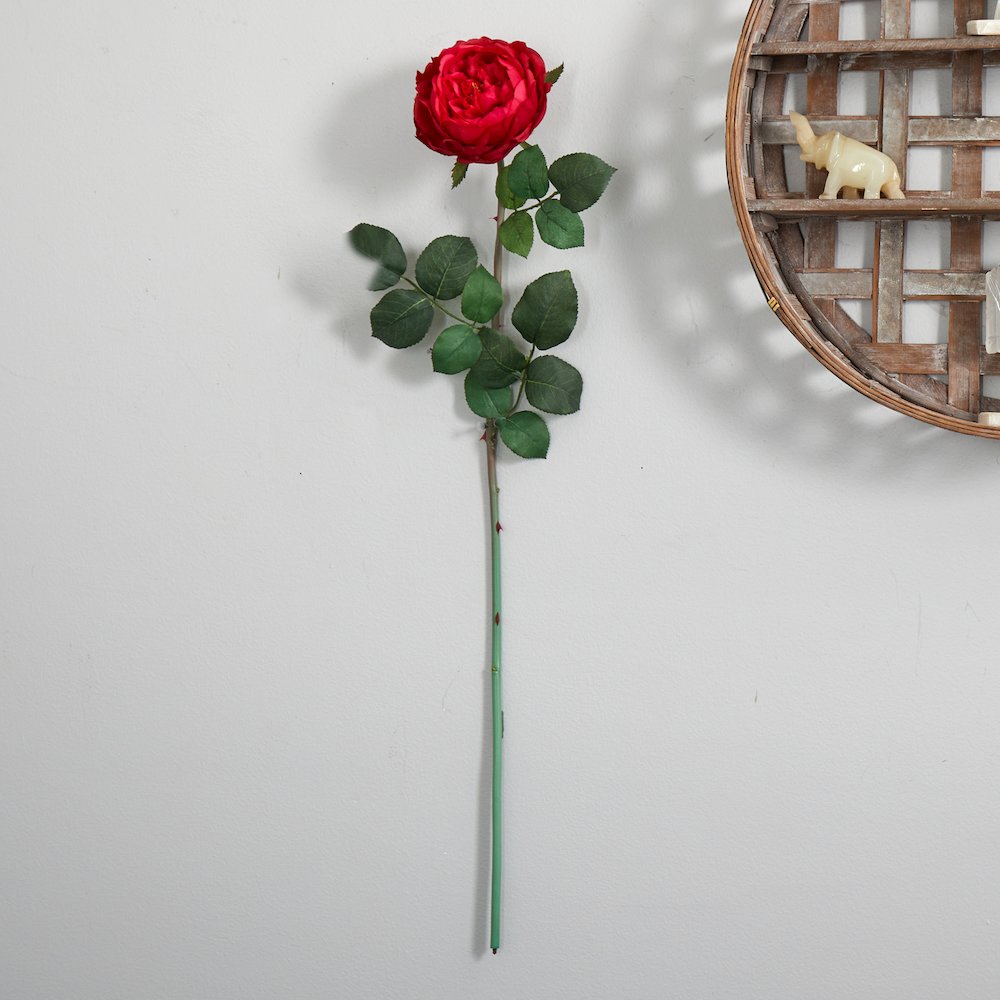 31in. Large Rose Stem (Set of 12). Picture 2