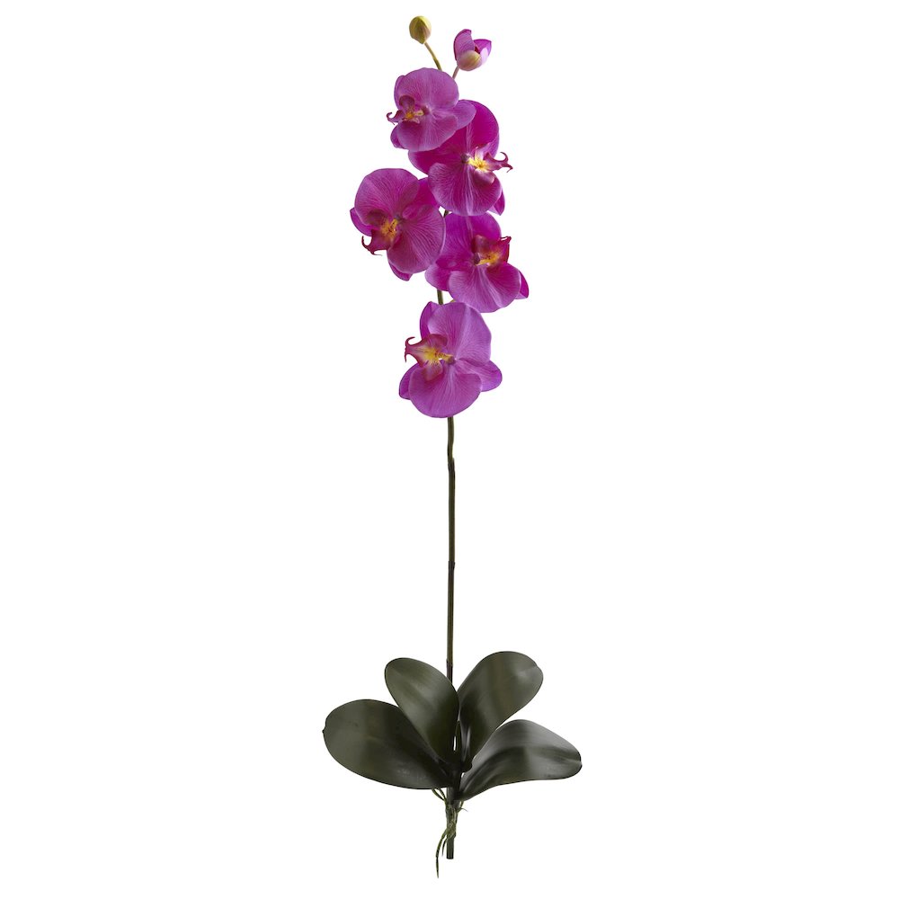 40in. Large Orchid Phalaenopsis Artificial Flower (Set of 3). Picture 1