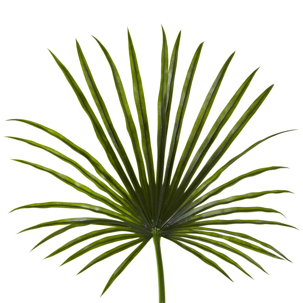50in. Fan Palm Spray Artificial Plant (Set of 2). Picture 2