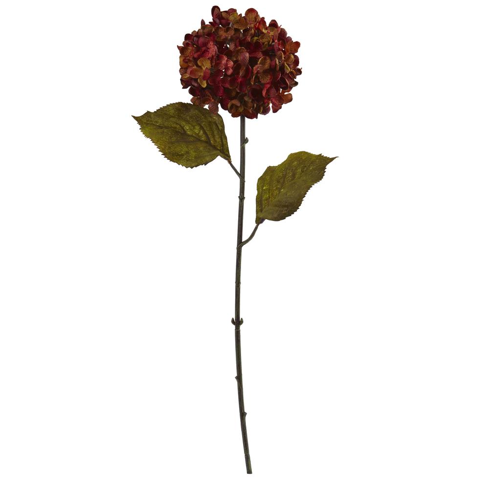 22in. Fall Hydrangea Artificial Flower (Set of 6). Picture 1