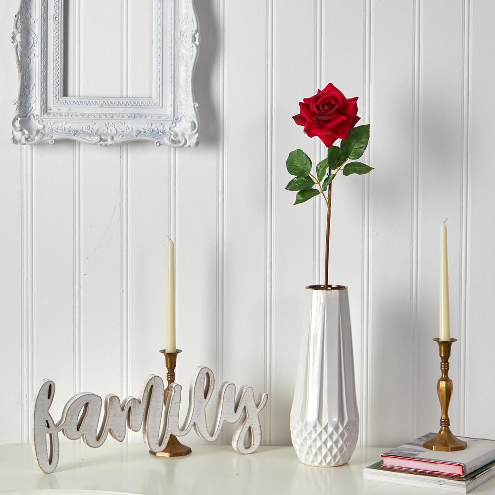 20in. Rose Artificial Flower (Set of 6). Picture 3