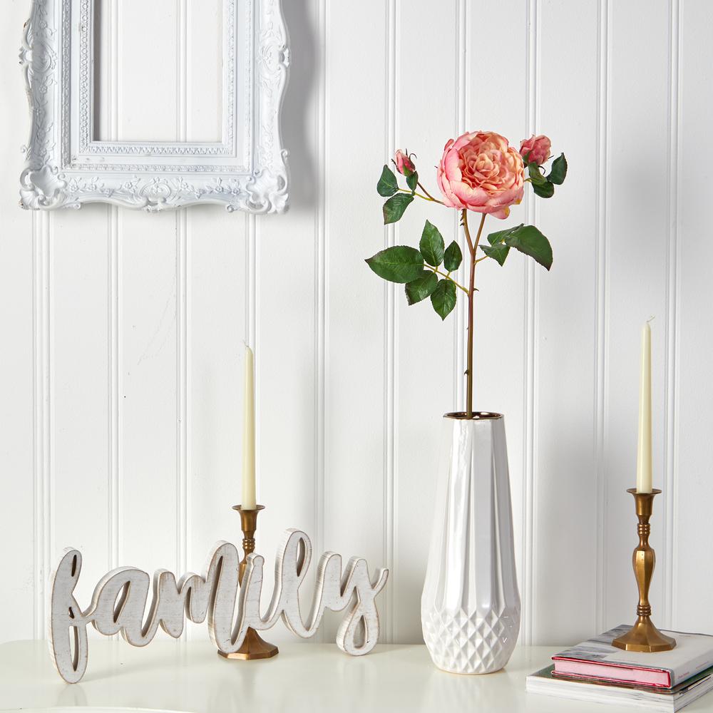22in. Rose Artificial Flower (Set of 6). Picture 3