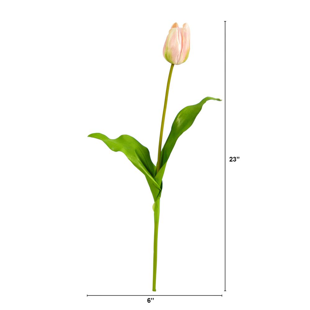 23in. Dutch Tulip Artificial Flower (Set of 12). Picture 2